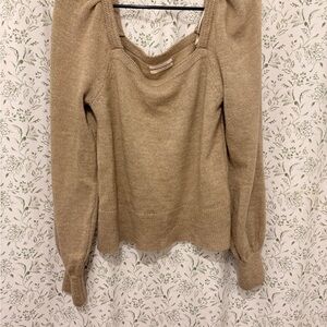 Women's AnthropologieTan Sweater
